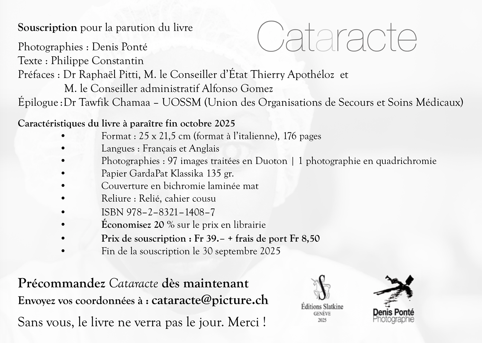 Cataracte, Edition Till Schaap, photographies denis ponté